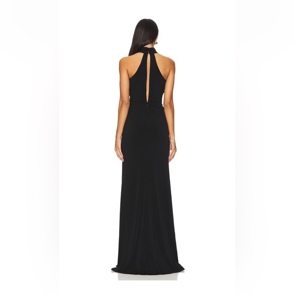 Cinq à Sept Sandry Crystal Halterneck Gown Black Size 6 NWT Formal Evening Dress - Picture 3 of 12